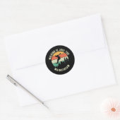 ウォーキングなんてありきたり ラウンドシール (封筒)