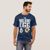 ウォーキングエッグ Tシャツ (正面フル)