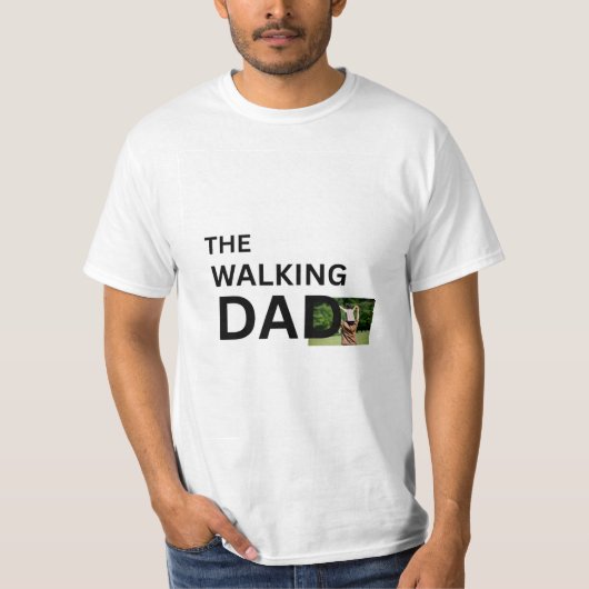 ウォーキングダッドのデザインTシャツ Tシャツ (正面)
