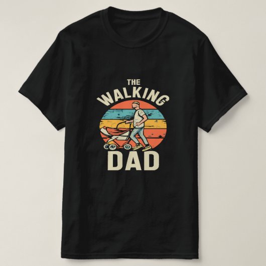 ウォーキングダッド Tシャツ (デザイン正面)