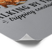 ウォーキング グラフィック ポスター (角)