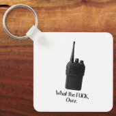 ウォーキー・トーキーのアイコンおもしろいの上のFu*k キーホルダー (正面)