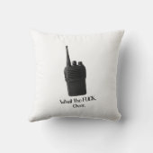 ウォーキー・トーキーのアイコンおもしろいの上のFu*k クッション (裏面)