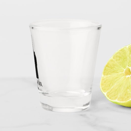 ウォーキー・トーキーのアイコンおもしろいの上のFu*k ショットグラス (右)