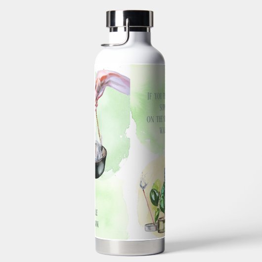 ウォークアローン水彩水瓶 ウォーターボトル (右面)