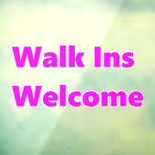 ウォークインウェルカムピンクホワイト ウィンドウサイン (シート3)