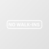 ウォークインズストアフロントデカール ウィンドウサイン (シート)