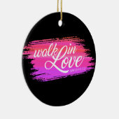 ウォークインラブバイブル引用文バレンタイン |オーナメント セラミックオーナメント (右)