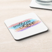 ウォークインラブバイブル引用文バレンタイン |コースター コースター (左側)