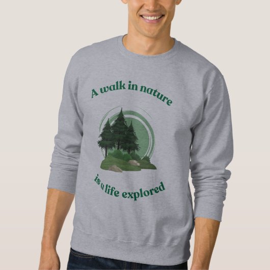 ウォークイン自然 スウェットシャツ (正面)
