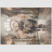 ウォークウェお洒落イ真珠レースのデカップキャット 薄葉紙 (正面)