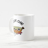 ウォークオンおもしろい中国の料理プリン コーヒーマグカップ (正面左)