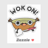 ウォークオンおもしろい中国の料理プリン シール (シート)