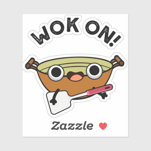 ウォークオンおもしろい中国の料理プリン シール (シート)