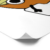 ウォークオンおもしろい中国の料理プリン ポスター (角)