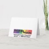 ウォークオンサンシャインカード – 誕生日 カード (裏面)