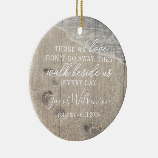 ウォークサイドUSメモリアルセラミックフォトオーナメント セラミックオーナメント (右)