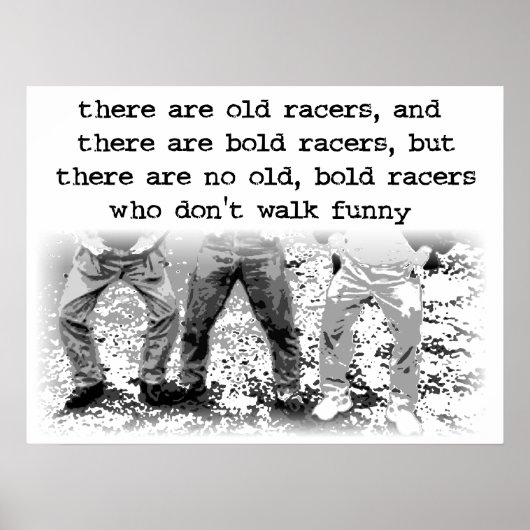 ウォークダートおもしろいバイクモトクロスポスター ポスター (正面)