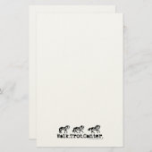 ウォークトロトキャンター 便箋 (正面/裏面)