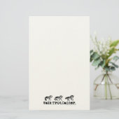 ウォークトロトキャンター 便箋 (スタンド正面)