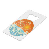 ウォークバイフェイスクリスチャンデザイン クレジットカード栓抜き (正面アングル)