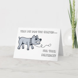 ウォークリー、ドギー。カード カード