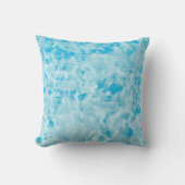 ウォークールターアクアターコイズアートピロー クッション (正面)