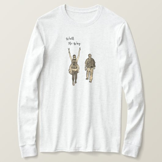 ウォーク・ザ・ウェイ Tシャツ 女性用 (デザイン正面)