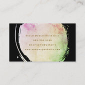 ウォーコンテンポラリータカラーのブラシ 名刺 (裏面)