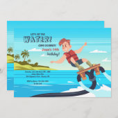 ウォージェット誕生日パーティー招待状 招待状 (正面/裏面)