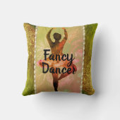 ウォースタイリッシュトカラーバレリナファンシーダンサー クッション (裏面)