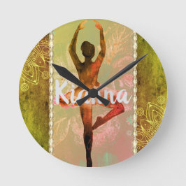 ウォースタイリッシュトカラーバレリパーソナライズされたーナ スクエア壁時計