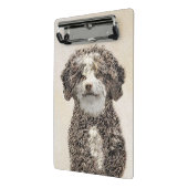 ウォースペインのドッグ絵画 – かわいいオリジナルドッグアート ミニクリップボード (アングル2)