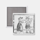 ウォーズに行く、パンプレットショーウィからイラストレーション マグネット (正面/裏面)