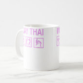 ウォータイボクシング ムエタイ コーヒーマグカップ (正面左)