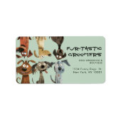 ウォータカラーおもしろい犬トリマーズブティックブルー ラベル (正面)