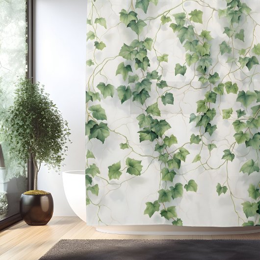 ウォータカラーアイビーリーグエレガンス シャワーカーテン