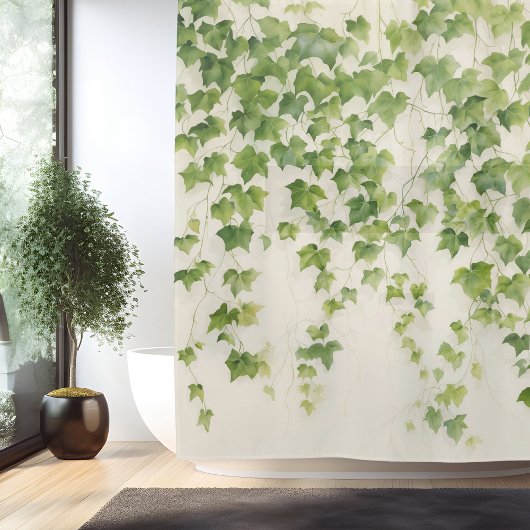 ウォータカラーアイビーリーグエレガンス シャワーカーテン