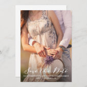 ウォータカラーアイボリーブーケアネモネス セーブザデート (正面/裏面)