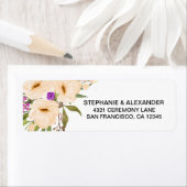 ウォータカラーアイボリーブーケアネモネス ラベル (インサイチュ)