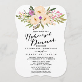 ウォータカラーアイボリーブーケアネモネス 招待状