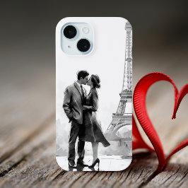 ウォータカラーエッフェルタワーパリジャンキス iPhone 15ケース