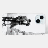 ウォータカラーエッフェルタワーパリジャンキス Case-Mate iPhoneケース (裏面 (横))