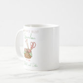 ウォータカラークロチェットワールドズグ最高のーマンカスタムグ コーヒーマグカップ (正面左)