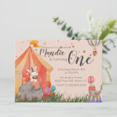 ウォータカラーサーカスヴィンテージカウンティフェアカーニバル 招待状 (スタンド正面)