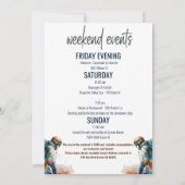 ウォータカラースキーグラス&マウンテンスキーバチェロレッテ 招待状 (裏面)