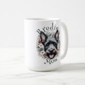 ウォータカラースコットランド及びフローラリース コーヒーマグカップ (正面右)