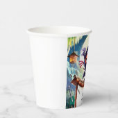 ウォータカラースパイ忍者誕生日 紙コップ (右)