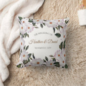 ウォータカラーバラバレリーナフローラアートデザイン クッション (ブランケット)