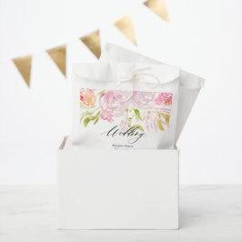 ウォータカラーバラボホブーケ フェイバーバッグ